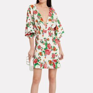 RHODE Anya Smocked Floral Dress